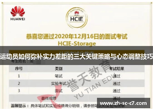 运动员如何弥补实力差距的三大关键策略与心态调整技巧