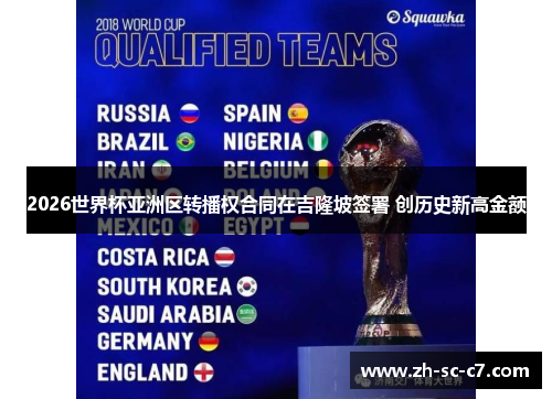 2026世界杯亚洲区转播权合同在吉隆坡签署 创历史新高金额 2026世界杯亚洲区转播权合同在吉隆坡签署 创历史新高金额